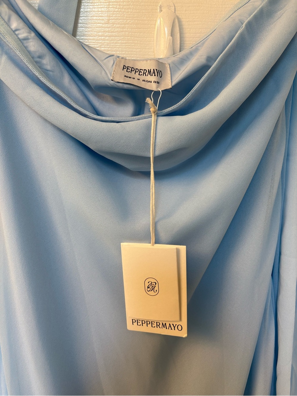 Peppermayo Light Blue Halter Maxi Dress - Picture 2 of 6